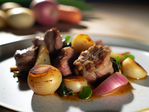 Recette Veau Madras aux Navets au Cookeo - Plat principal Française - Photo du plat prêt à déguster