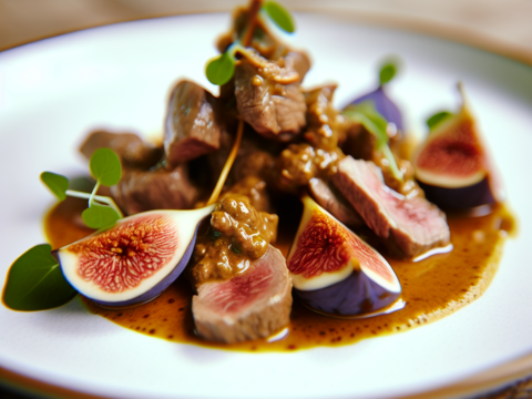 Recette Veau au curry aux figues au Cookeo - Plat principal Française - Photo du plat prêt à déguster