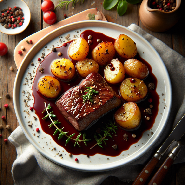 Recette Veau au vin rouge aux pommes de terre au Cookeo - Plat principal Française - Photo du plat prêt à déguster