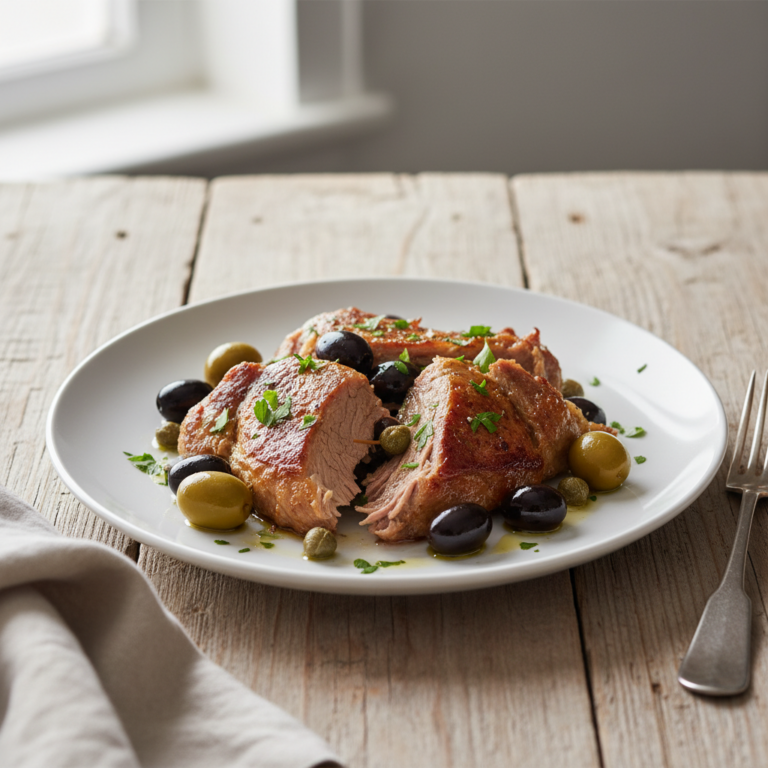 Recette Veau confit aux olives au Cookeo - Plat principal Française - Photo du plat prêt à déguster