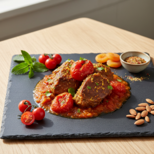 Veau tajine aux tomates – Recette Cookeo