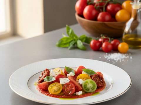 Recette Bar à la tomate au Cookeo - Plat principal Française - Photo du plat prêt à déguster