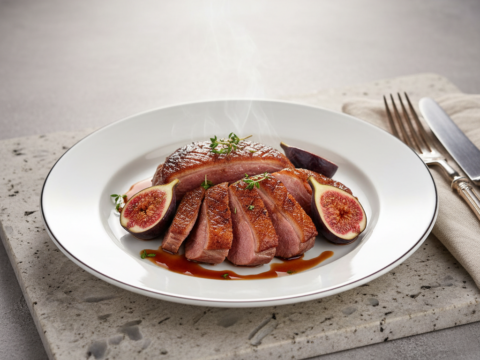 Recette Canard aux figues au Cookeo - Plat principal Française - Photo du plat prêt à déguster