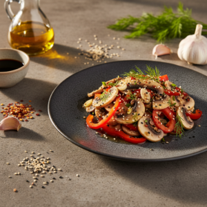 Champignons à la coréenne – Recette Cookeo