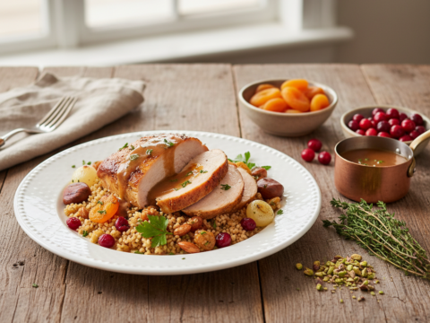 Recette Dinde au boulgour au Cookeo - Plat principal Française - Photo du plat prêt à déguster