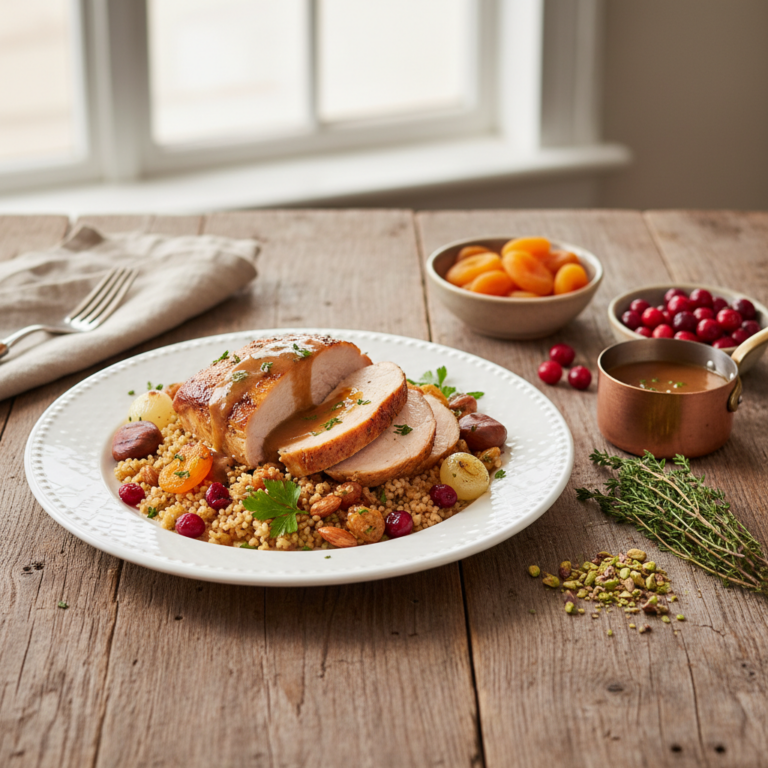 Recette Dinde au boulgour au Cookeo - Plat principal Française - Photo du plat prêt à déguster