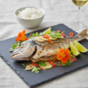 Dorade au gingembre – Recette Cookeo