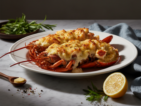 Recette Homard Thermidor au Cookeo - Plat principal Française - Photo du plat prêt à déguster