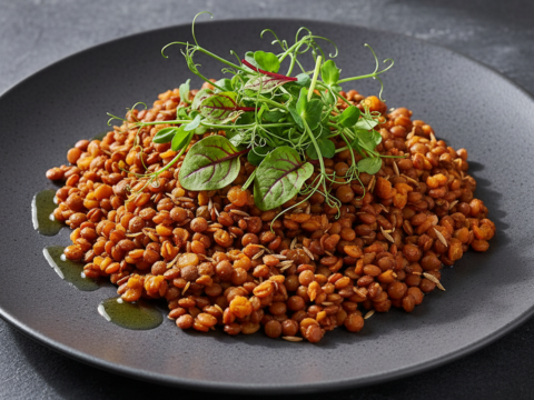 Recette Lentilles aux épices au Cookeo - Plat principal Française - Photo du plat prêt à déguster
