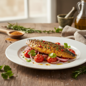 Maquereaux aux épices – Recette Cookeo