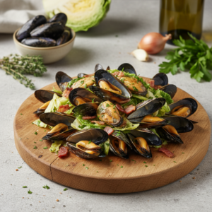 Recette Moules aux choux au Cookeo - Plat principal Française - Photo du plat prêt à déguster