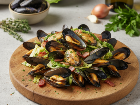 Recette Moules aux choux au Cookeo - Plat principal Française - Photo du plat prêt à déguster