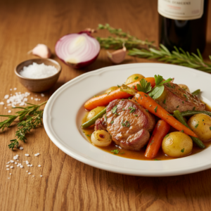 Porc cocotte aux légumes – Recette Cookeo