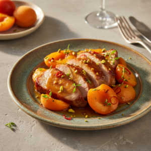 Porc laqué aux abricots – Recette Cookeo