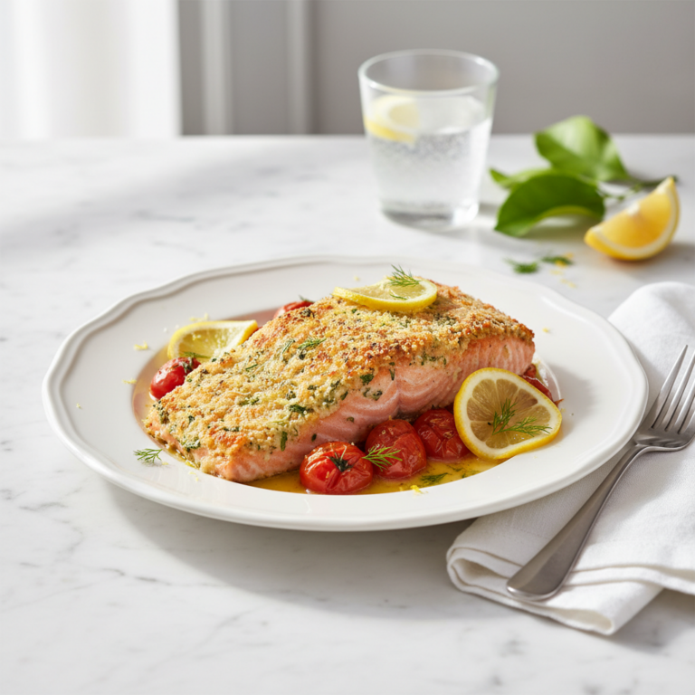 Recette Saumon parmigiana au citron au Cookeo - Plat principal Française - Photo du plat prêt à déguster