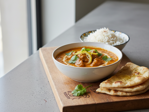 Recette Veau Tikka Masala au Citron au Cookeo - Plat principal Française - Photo du plat prêt à déguster