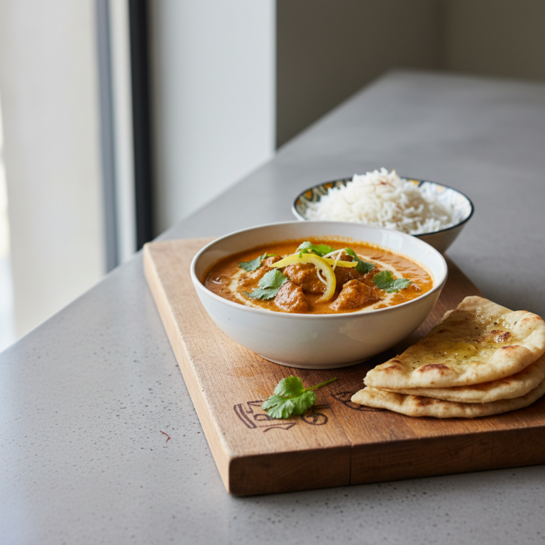 Recette Veau Tikka Masala au Citron au Cookeo - Plat principal Française - Photo du plat prêt à déguster