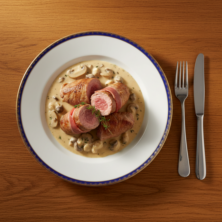 Recette Veau au jambon au Cookeo - Plat principal Française - Photo du plat prêt à déguster