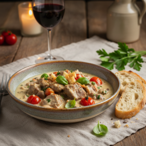 Boeuf blanquette aux tomates – Recette Cookeo