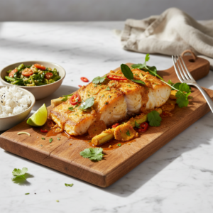 Cabillaud à la malaisienne – Recette Cookeo