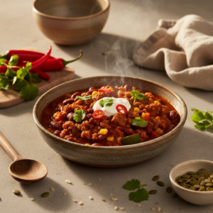 Chili sin carne – Recette Cookeo