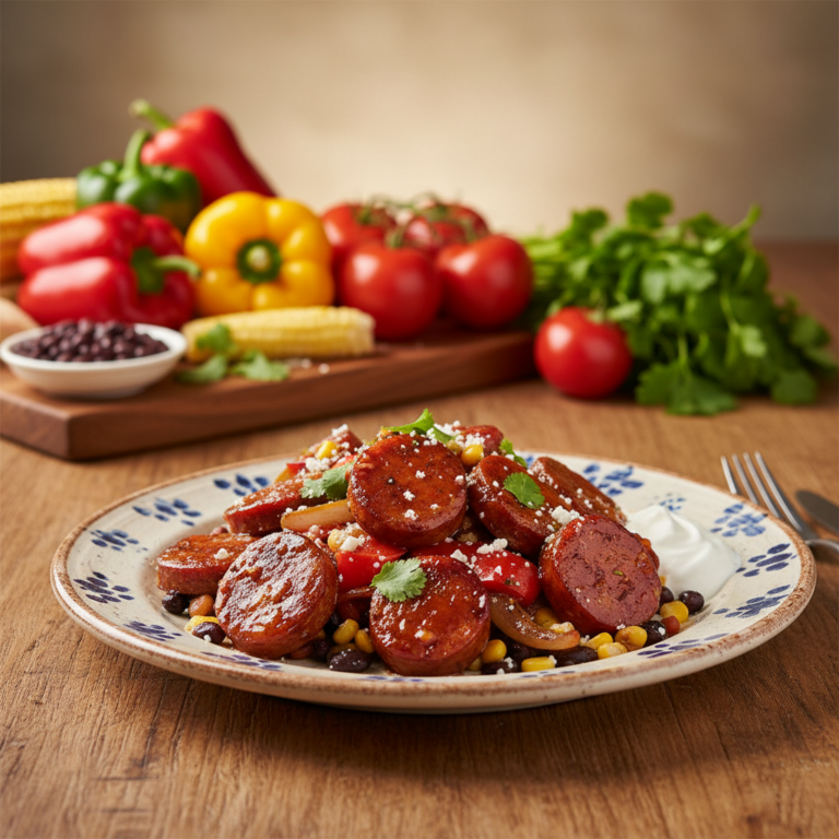 Recette Chorizo à la texane au Cookeo - Plat principal Texane - Photo du plat prêt à déguster