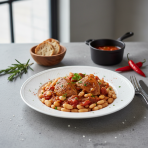 Dinde aux haricots – Recette Cookeo