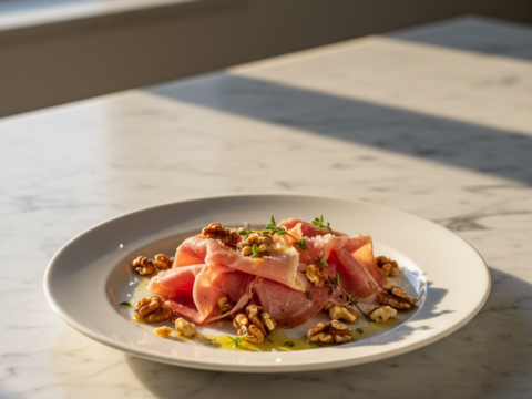 Recette Jambon aux noix au Cookeo - Plat principal Française - Photo du plat prêt à déguster