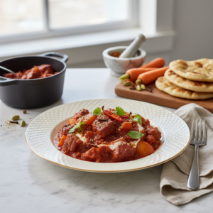 Porc Vindaloo aux Carottes – Recette Cookeo