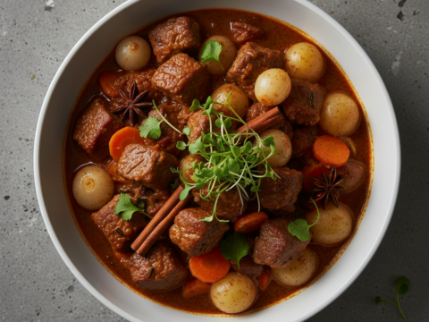 Recette Agneau au curry au Cookeo - Plat principal Indienne - Photo du plat prêt à déguster