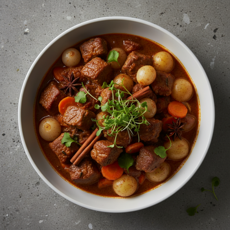 Recette Agneau au curry au Cookeo - Plat principal Indienne - Photo du plat prêt à déguster