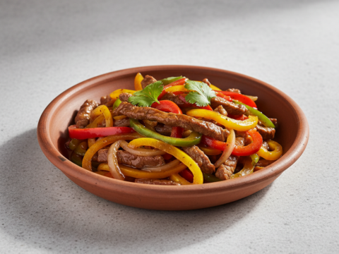 Recette Boeuf sauté aux poivrons au Cookeo - Plat principal Française - Photo du plat prêt à déguster