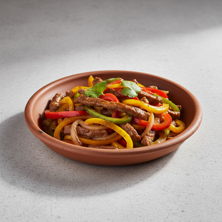 Recette Boeuf sauté aux poivrons au Cookeo - Plat principal Française - Photo du plat prêt à déguster