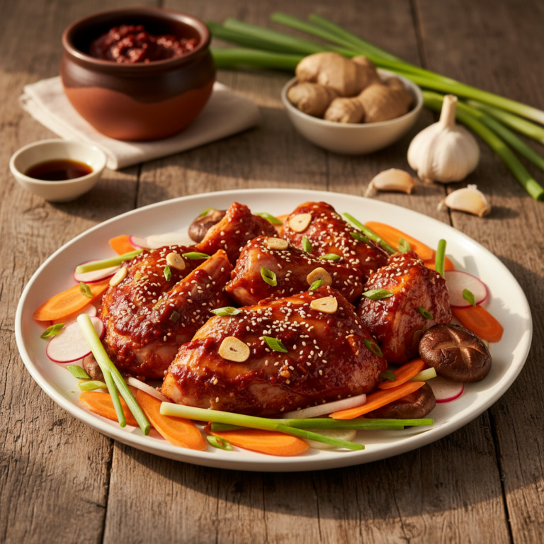 Recette Lapin à la coréenne au Cookeo - Plat principal Française - Photo du plat prêt à déguster