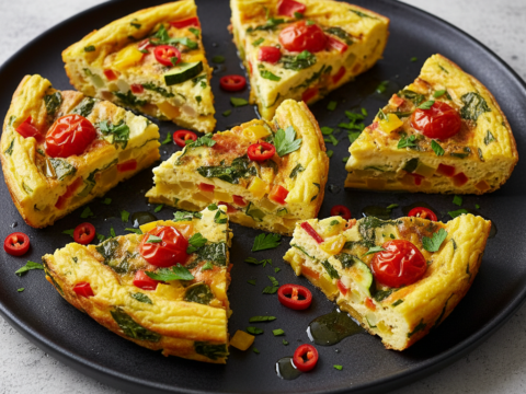 Recette Oeufs aux légumes au Cookeo - Plat principal Française - Photo du plat prêt à déguster