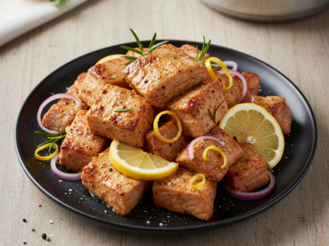 Recette Porc mariné au citron au Cookeo - Plat principal Française - Photo du plat prêt à déguster