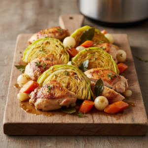 Poulet aux choux – Recette Cookeo