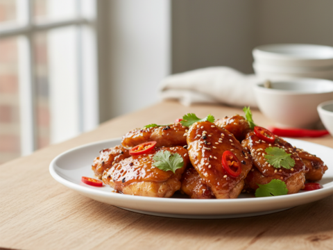 Recette Poulet caramélisé au Cookeo - Plat principal Française - Photo du plat prêt à déguster