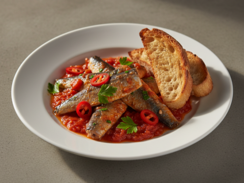 Recette Sardines à la tomate au Cookeo - Plat principal Française - Photo du plat prêt à déguster