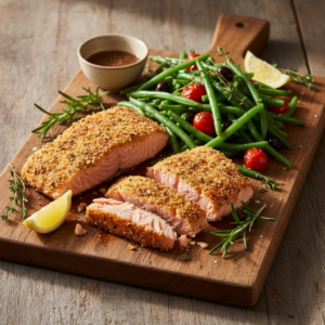 Saumon Provençale aux Haricots Verts – Recette Cookeo
