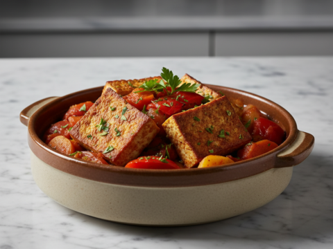 Recette Tofu à l'argentine au Cookeo - Plat principal Française - Photo du plat prêt à déguster