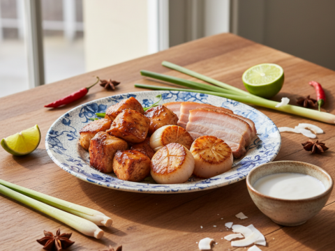 Recette Bar coco et citronnelle au Cookeo - Plat principal Asiatique - Photo du plat prêt à déguster