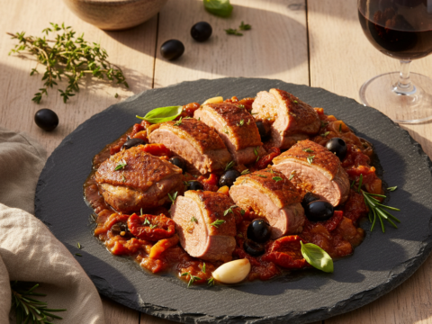 Recette Canard à la Provençale au Cookeo - Plat principal Française - Photo du plat prêt à déguster