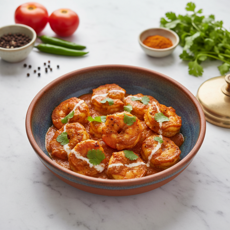 Recette Crevettes Tikka Masala au Cookeo - Plat principal Indienne - Photo du plat prêt à déguster