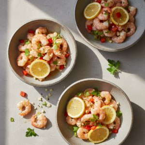 Crevettes au miel et au citron – Recette Cookeo