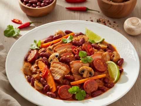 Recette Haricots rouges à la thaïlandaise au Cookeo - Plat principal Thaïlandaise - Photo du plat prêt à déguster
