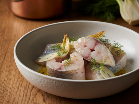 Recette Merlu au fenouil au Cookeo - Plat principal Française - Photo du plat prêt à déguster