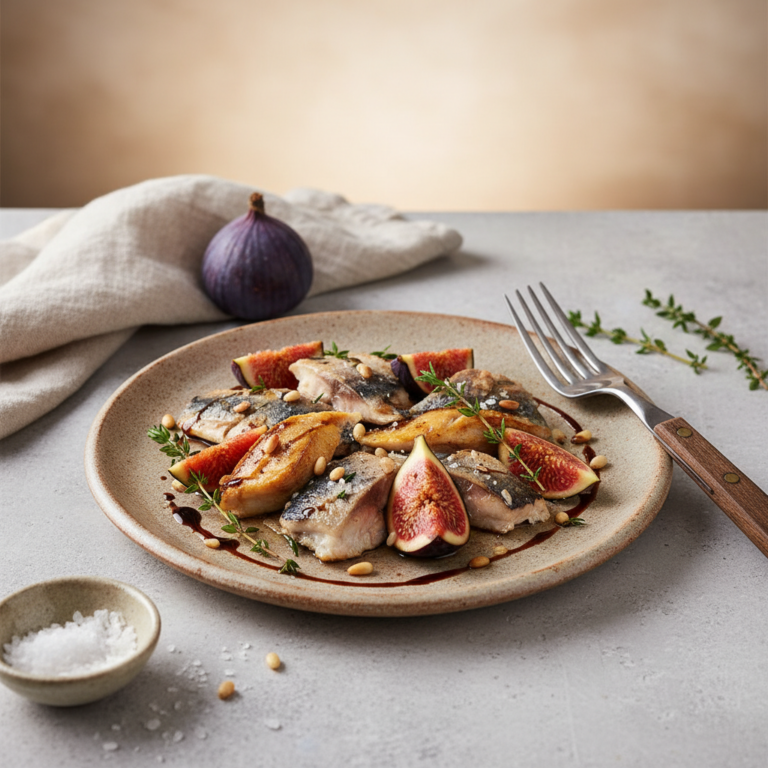 Recette Sardines aux figues au Cookeo - Plat principal Méditerranéenne - Photo du plat prêt à déguster