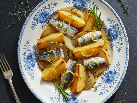 Recette Sardines aux navets au Cookeo - Plat principal Française - Photo du plat prêt à déguster