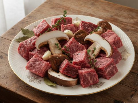 Recette Boeuf aux cèpes au Cookeo - Plat principal Française - Photo du plat prêt à déguster